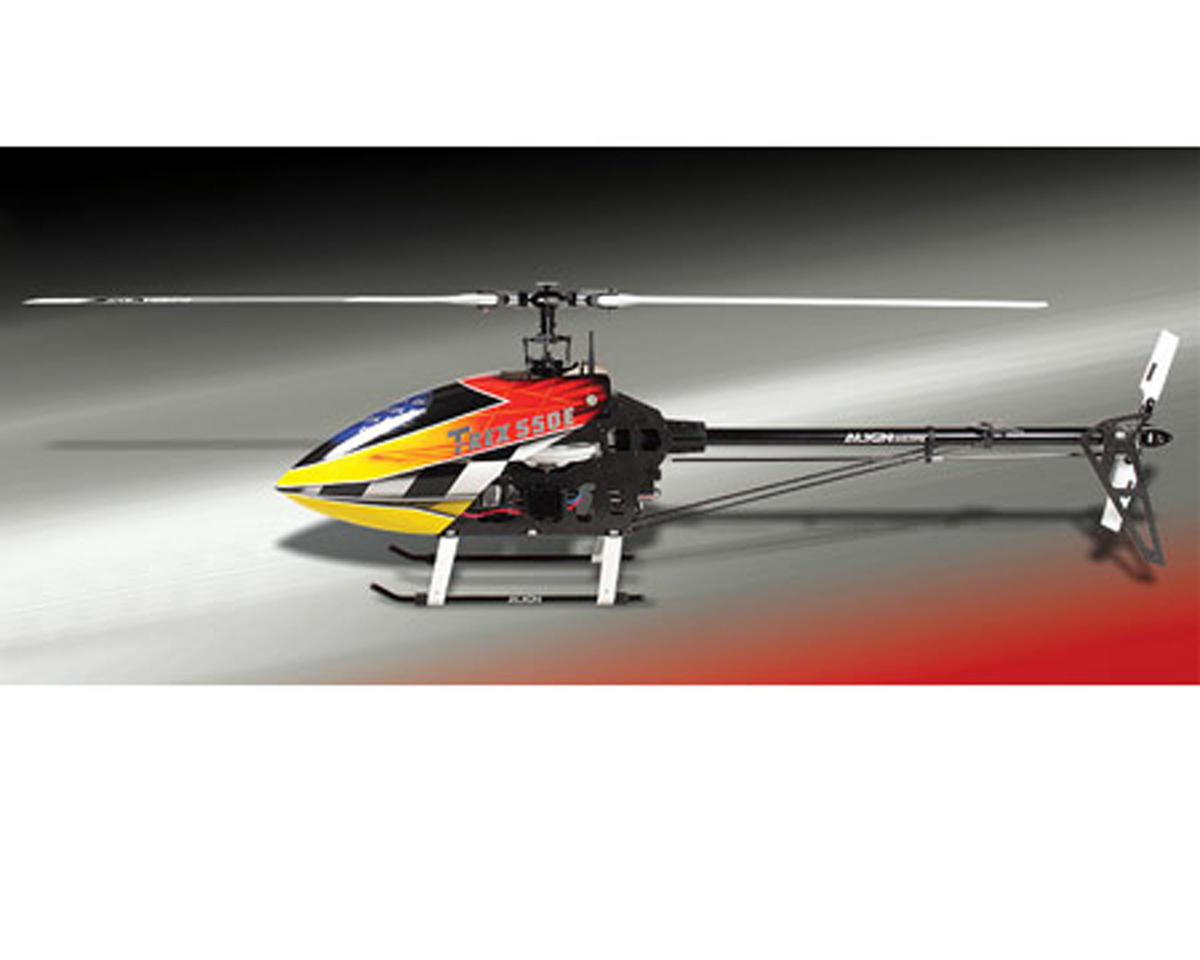Align T-Rex 550E V2 3GX Super Combo w/Motor, 4 Servos & CF Blades