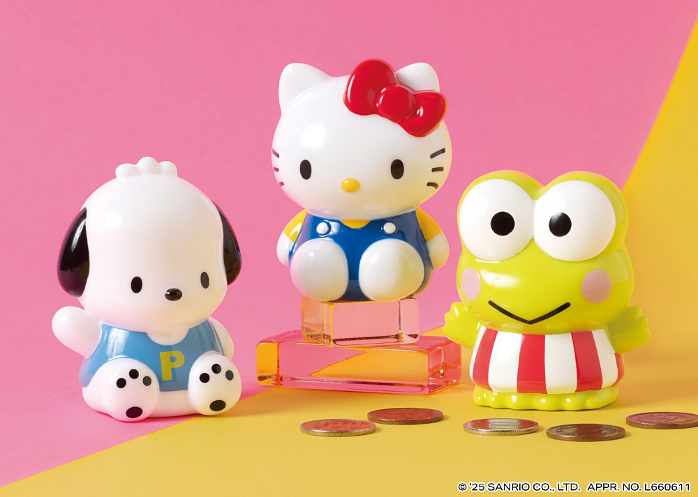 サンリオ】キティとポチャッコとけろっぴのかわいい貯金箱