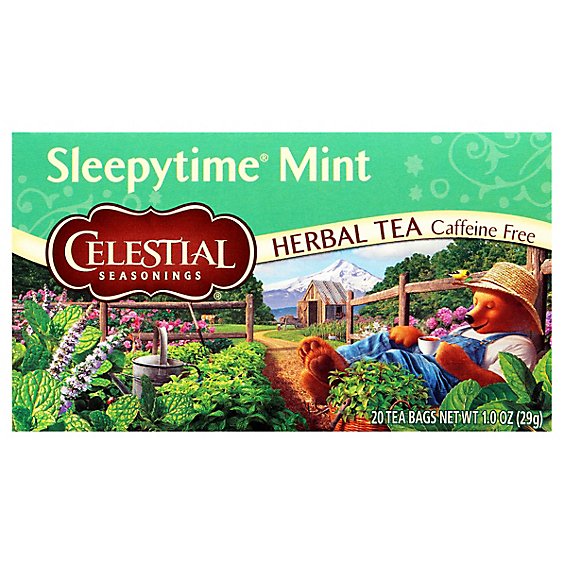 Celestial Seasonings Sleepytime Herbal Tea Bags Caffeine Free Mint