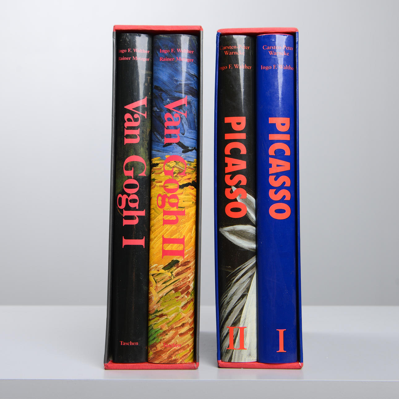 Two art books, Picasso & Von Gogh, Benedikt Taschen. Books, Maps