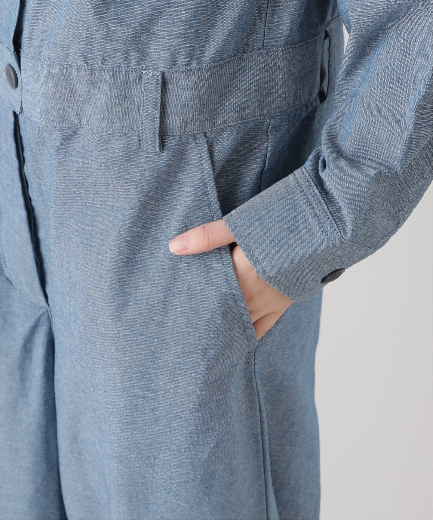 ヴィンテージライクジャンプスーツ（つなぎ／オールインワン