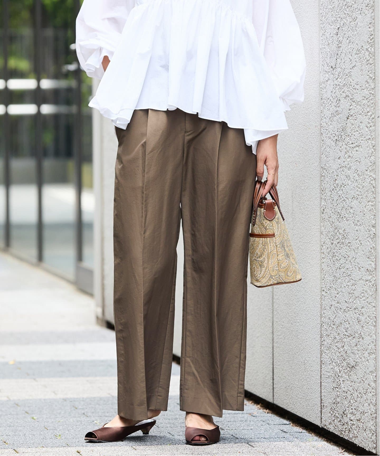 IENA グログランキャミブラウス ブラック IENA グログランキャミ