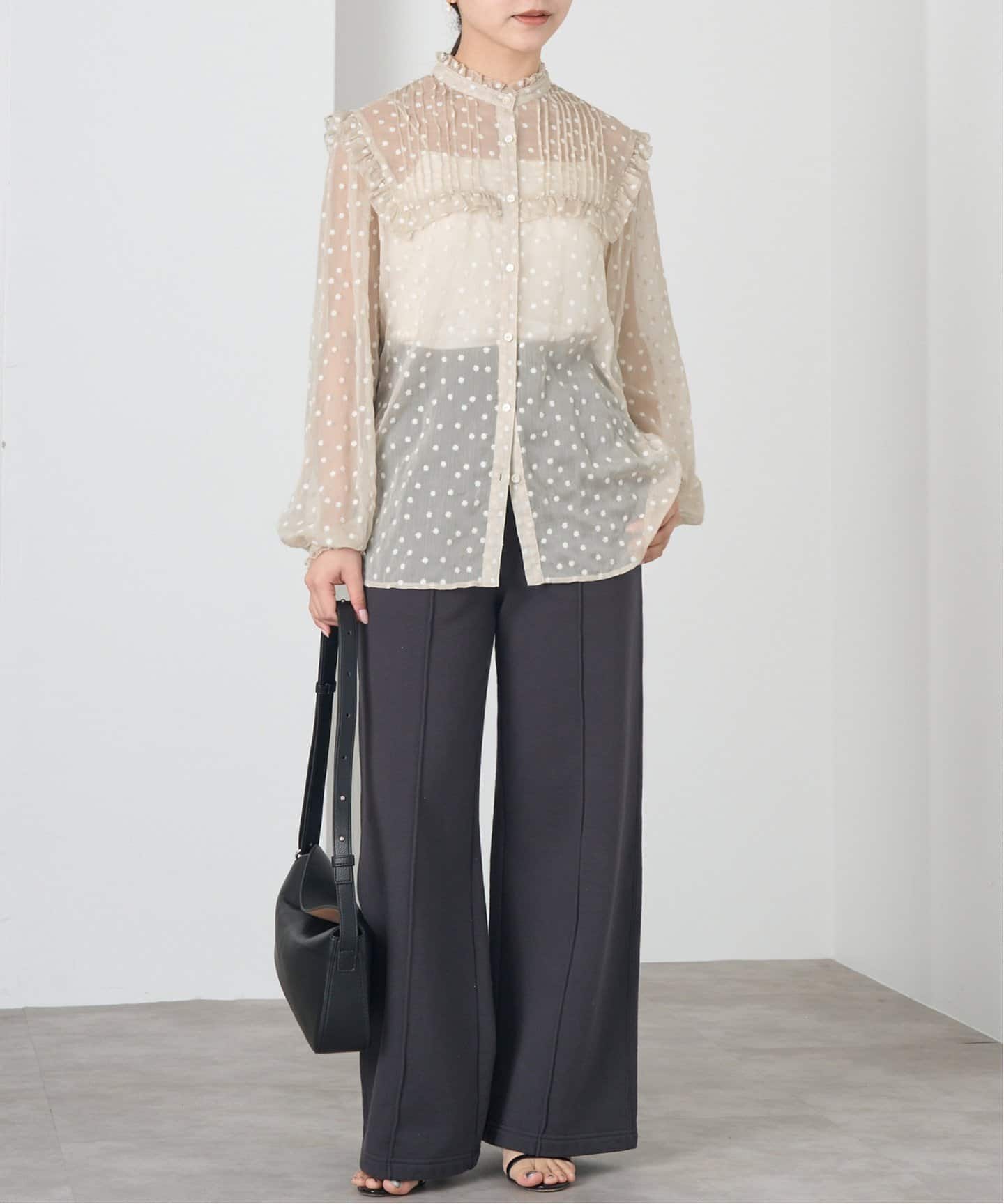 楊柳フリルピンタックブラウス（シャツ／ブラウス）｜IENA（イエナ）の