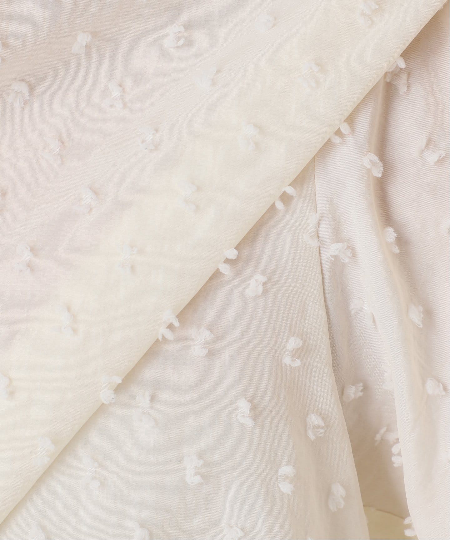 ドットタフタショートギャザーブラウス（シャツ／ブラウス）｜IENA