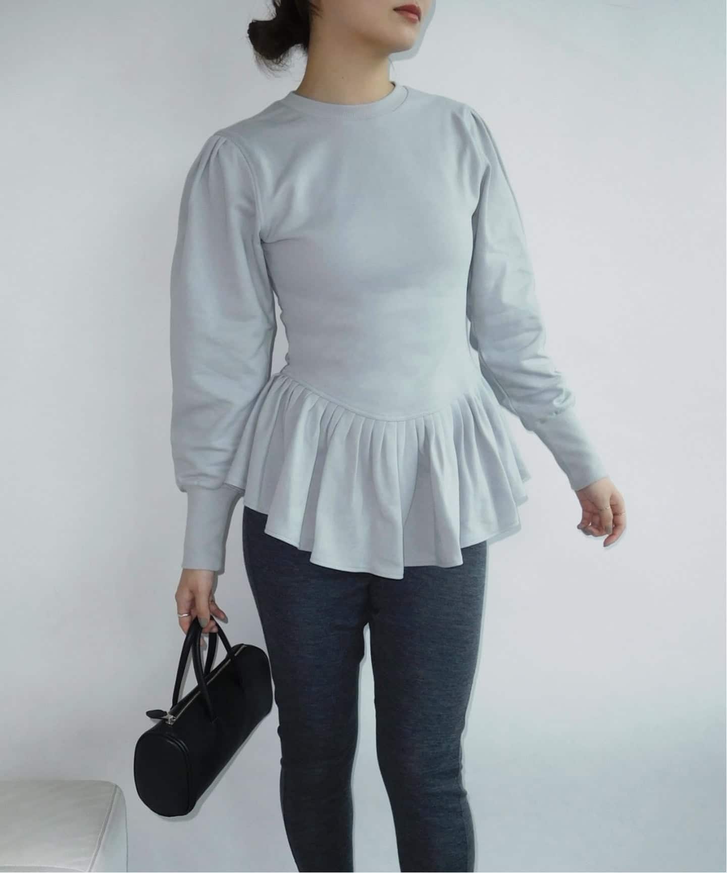 angielala LULU ペプラムスウェット（Tシャツ／カットソー）｜EDIT.FOR