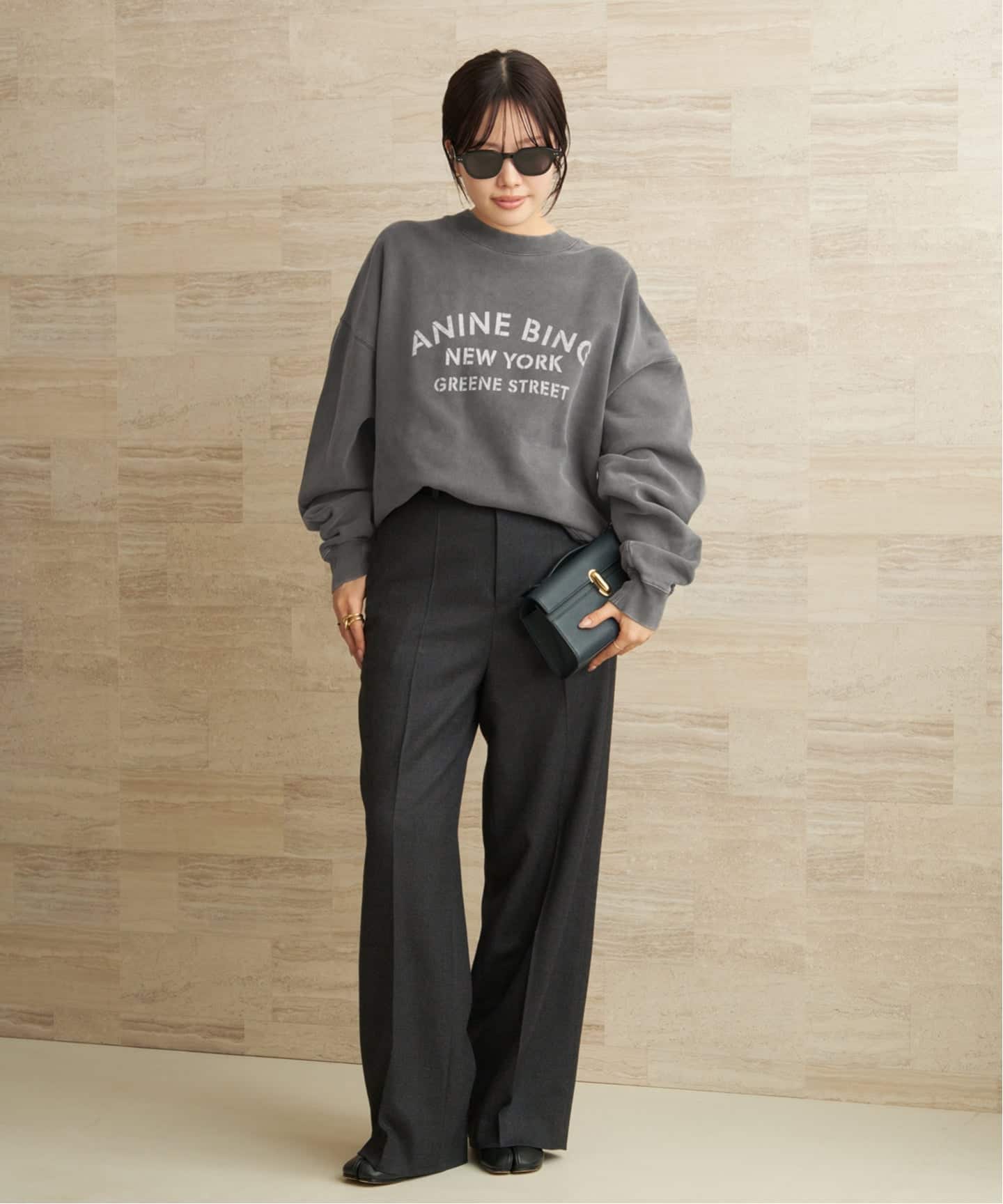 ANINE BING / アニービン MILES SWEATSHIRT NY スウェット（スウェット