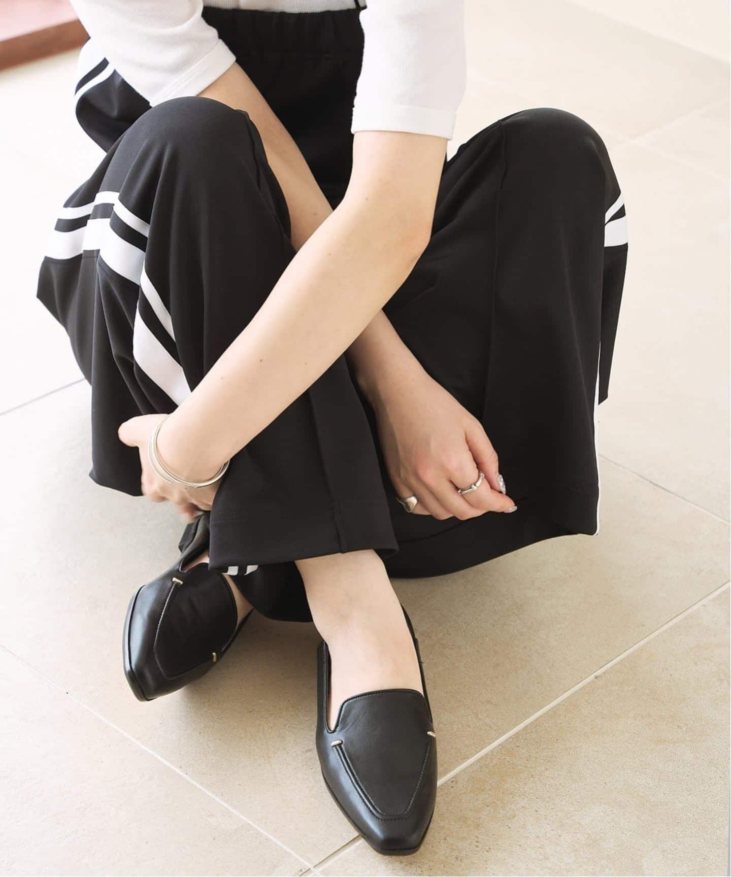 追加》スクエアステッチソフトローファー（ローファー）｜LE TALON（ル