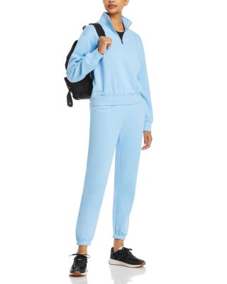 Z Supply Half Zip Fleece Sweatshirt & Jogger Pants | Bloomingdale's