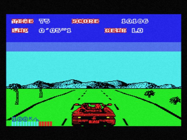 Out Run (1988, MSX, SEGA) | Generation MSX