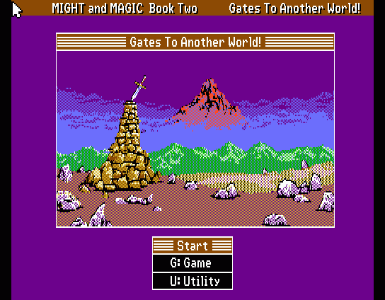 Might and Magic Book Two - Gates To Another World! (1989, MSX2