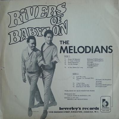 The Melodians - Rivers of Babylon Lyrics and Tracklist | Genius