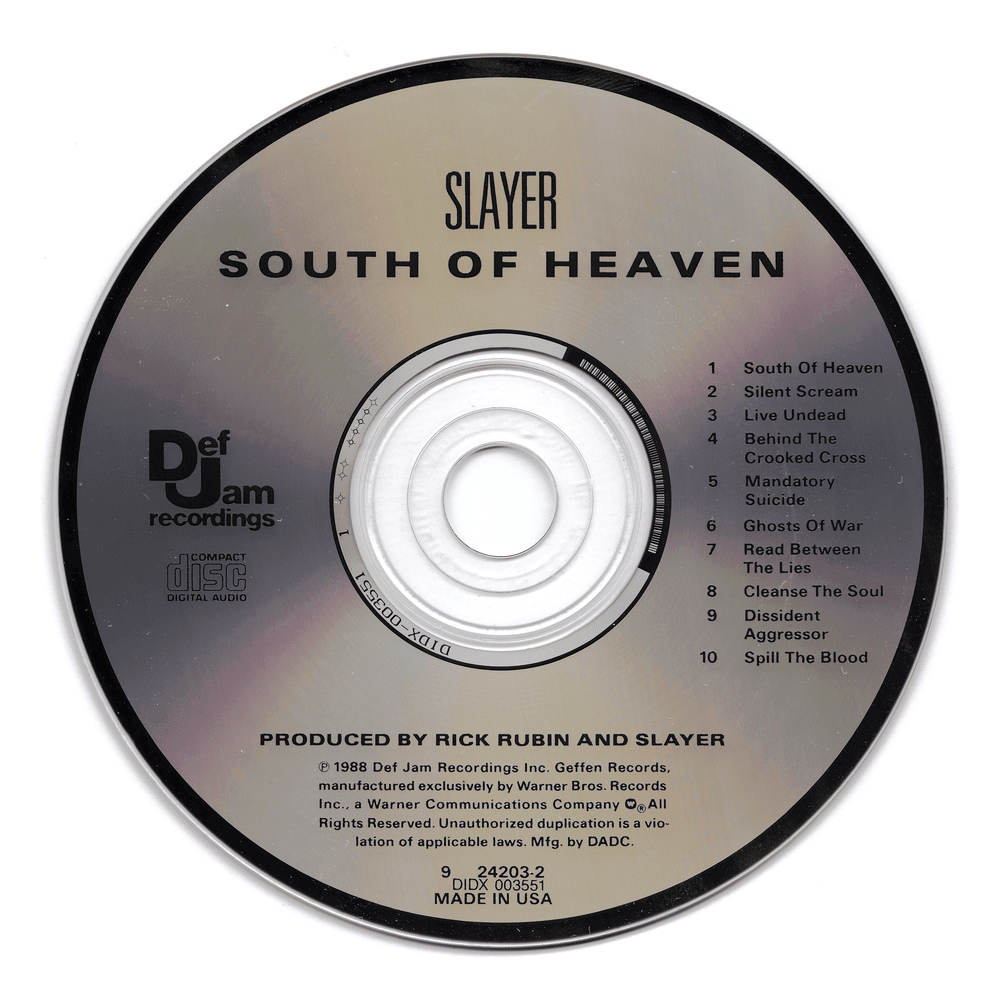 Slayer - South of Heaven Lyrics and Tracklist | Genius