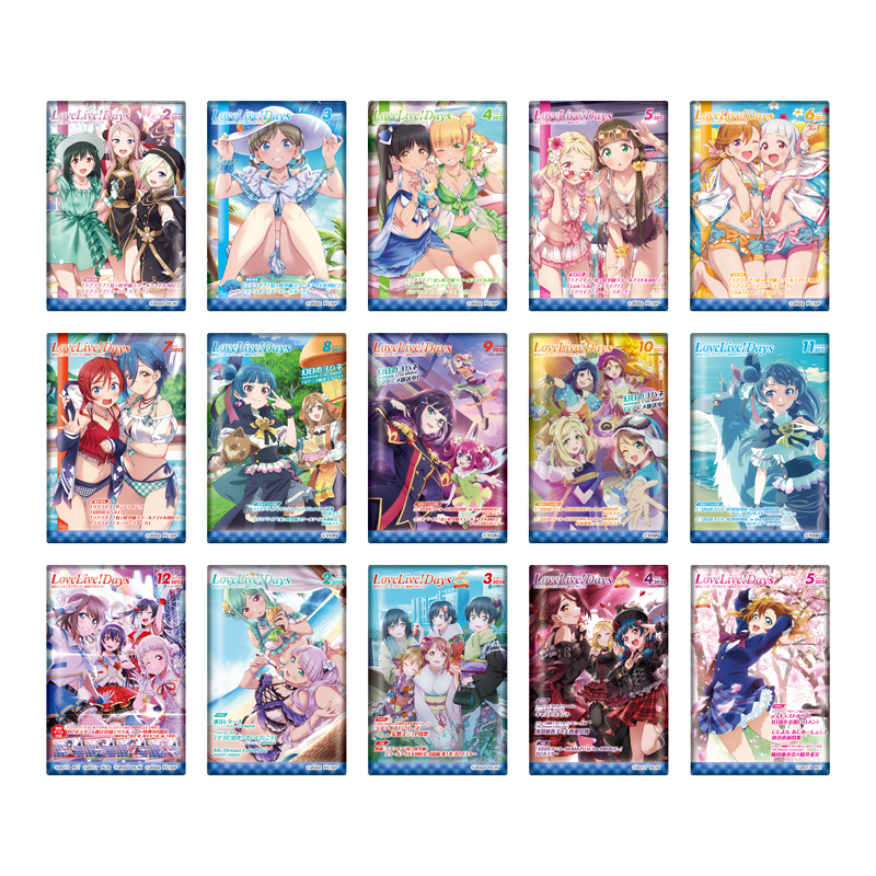 スクエア缶バッジ(LoveLive!Days 5th Anniversary)(ランダム15種