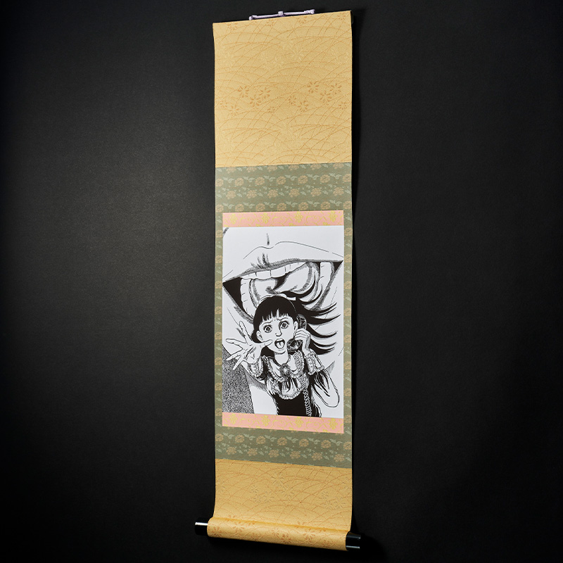 ミニ掛け軸【楳図かずお_洗礼B】【FUN'S PROJECT MALL】