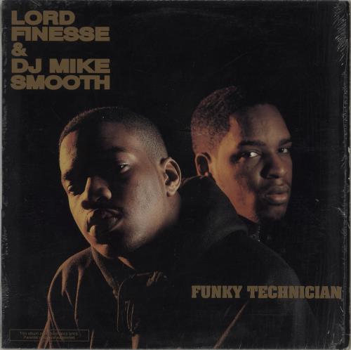 Lord Finesse Funky Technician - 1st US vinyl LP album (LP record