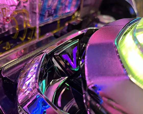 ガンダムSEED パチンコ - フリーダム枠・スマートハンドル・隠れVランプ