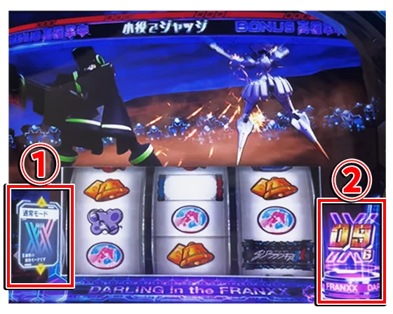 ダーリンインザフランキス（スロット）】ボーナス高確率（ST中）の詳細