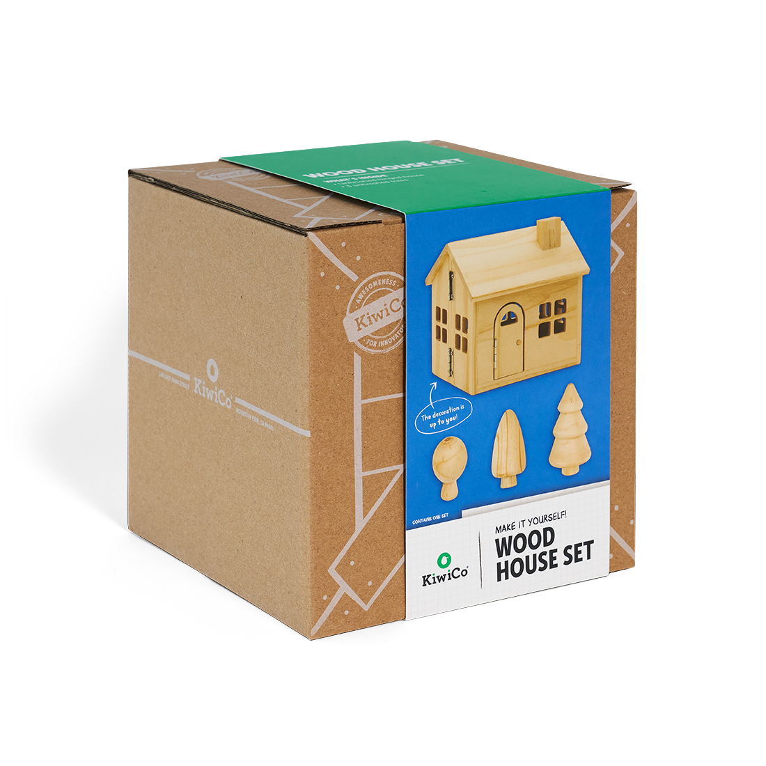 Wood House Set | KiwiCo