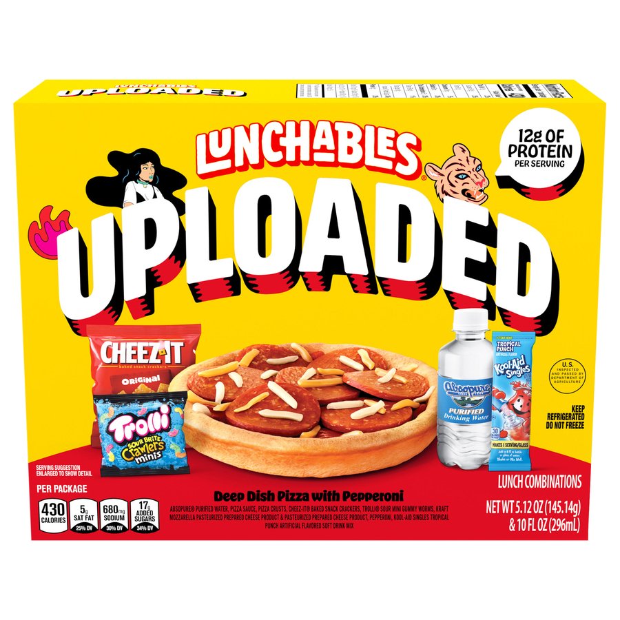 Lunchables Uploaded Meal Kit - Deep Dish Pizza with Pepperoni