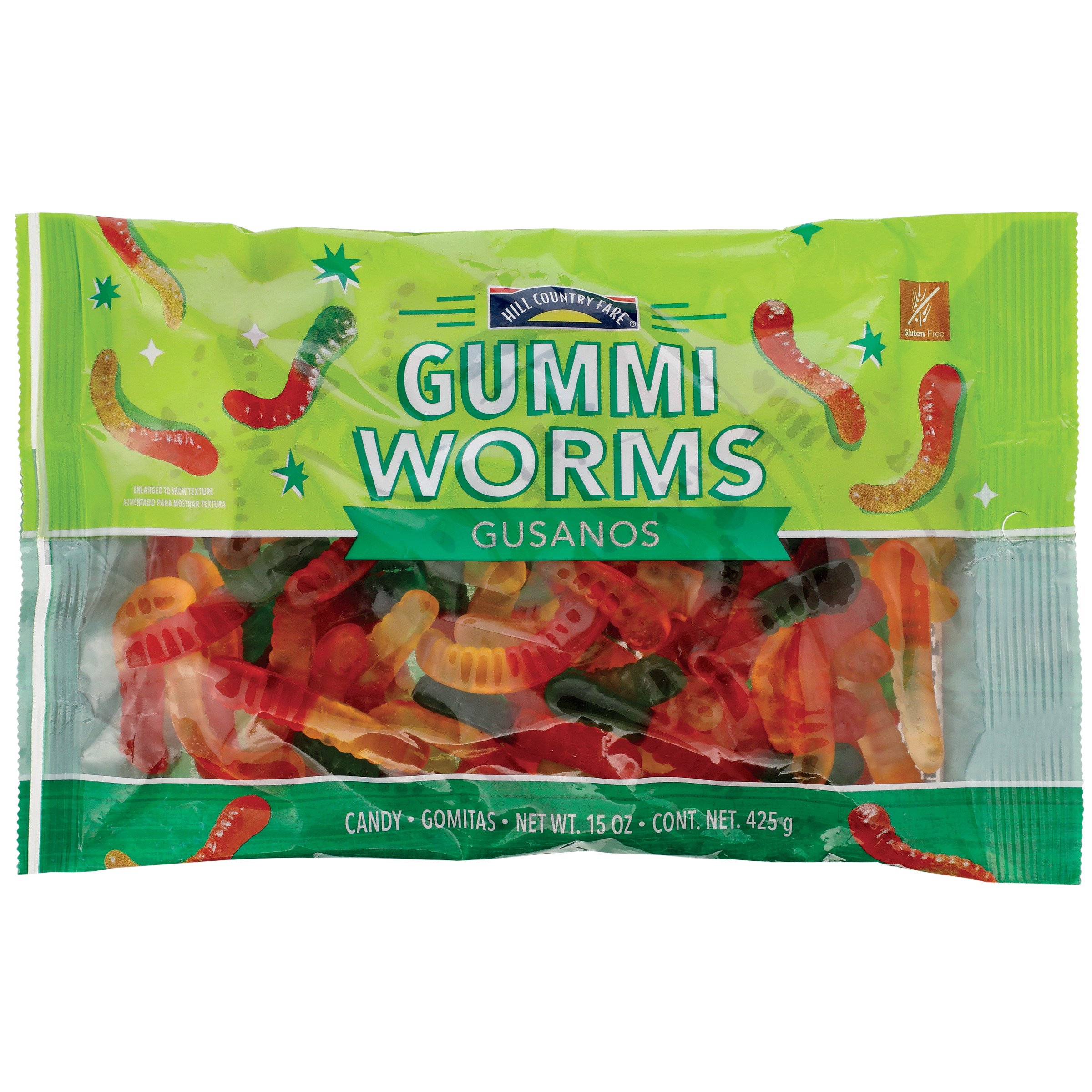 Hill Country Fare Gummi Worms, 15 oz | Joe V's Smart Shop | Low