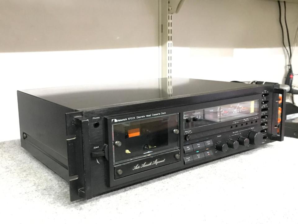 ナカミチ670ZX 3ヘッドカセットデッキ Nakamichi 670 ZX 3-Head Auto