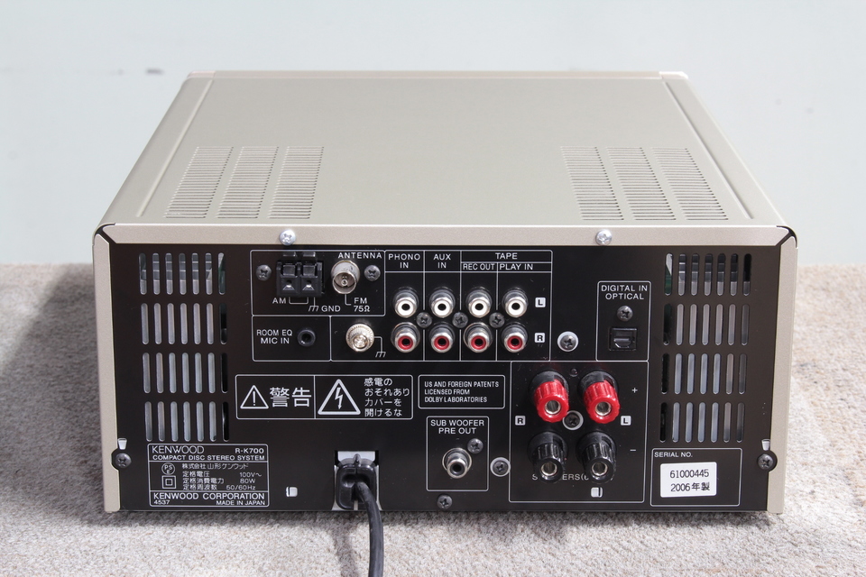 R-K700 KENWOOD - 中古オーディオ 高価買取・販売 ハイファイ堂