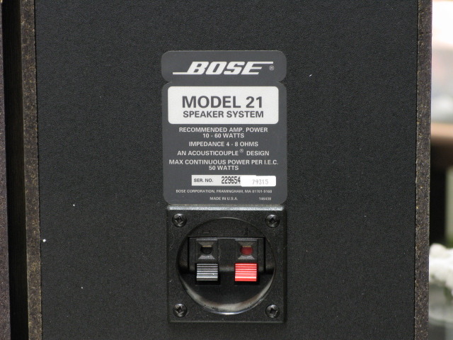 MODEL 21 BOSE - 中古オーディオ 高価買取・販売 ハイファイ堂