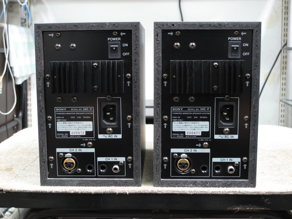 SONY SMS-1P モニタースピーカー 2台 ジャンク品 SONY SMS-1P モニター