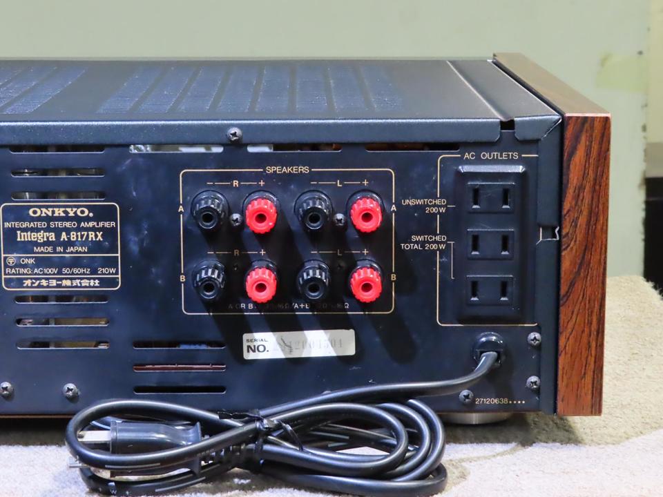 Integra A-817RX ONKYO - 中古オーディオ 高価買取・販売 ハイファイ堂