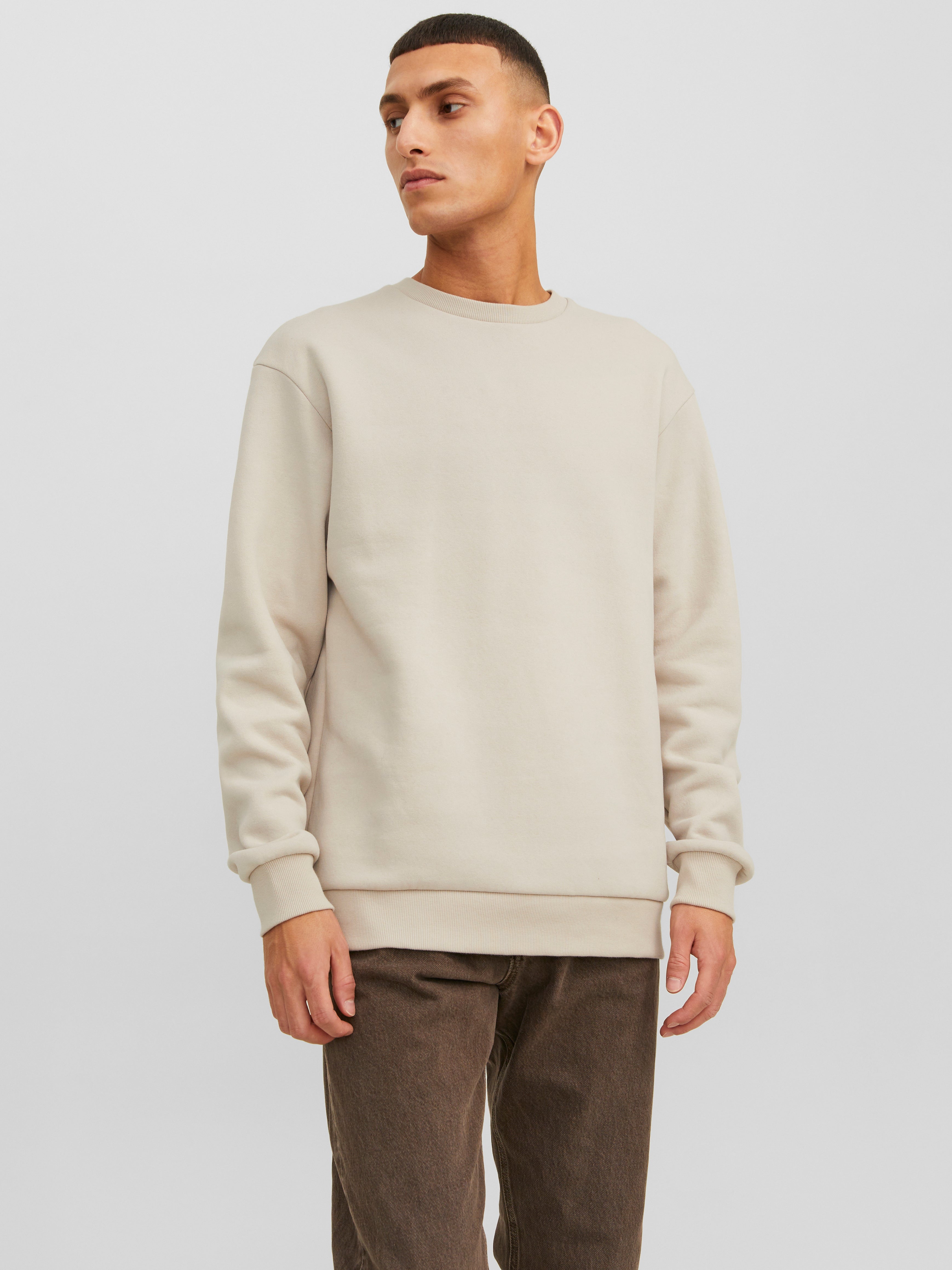 Plain Sweatshirt | Beige | Jack & Jones®
