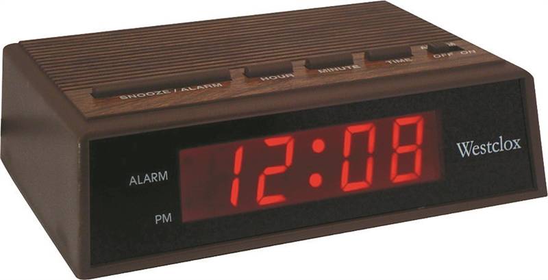 Westclox 22690 Alarm Clock, 0.6 in LED Display