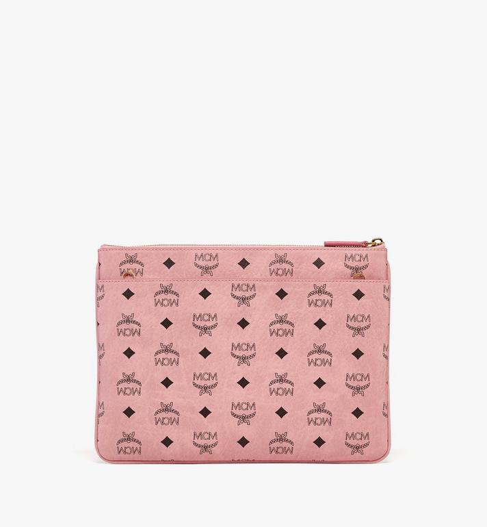 Medium Crossbody Pouch in Visetos Original Pink | MCM ®US