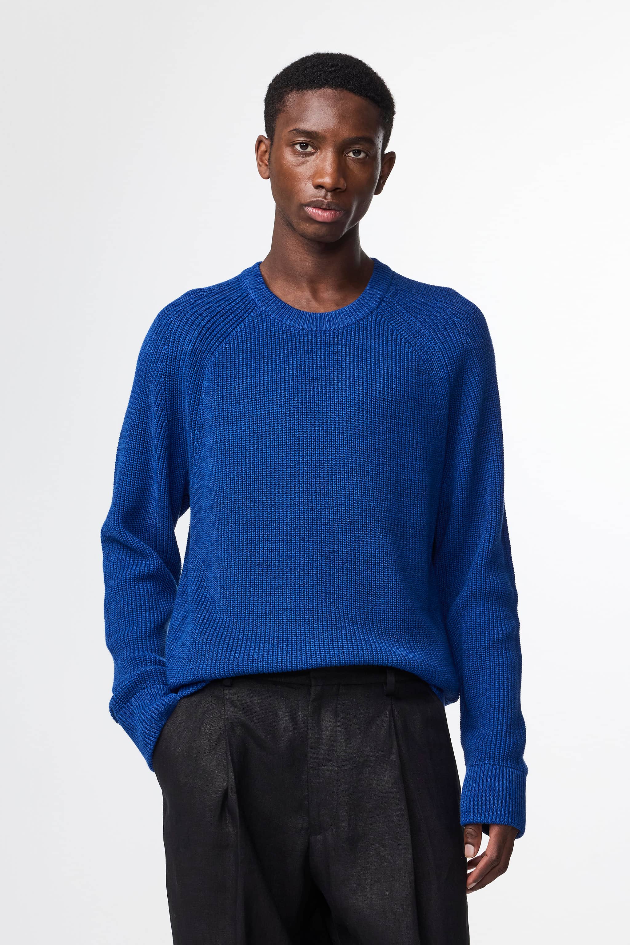 Jacobo 6470 men's sweater - Blue Quartz - Buy online at NN.07®