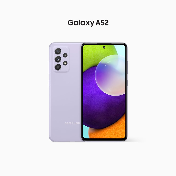 Samsung A52 in Awesome Violet - Buy Now | Samsung Jordan