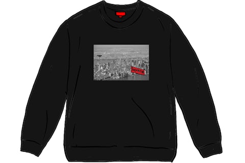 トップス Supreme 20AW Aerial Crewneck Burgundy Supreme Aerial