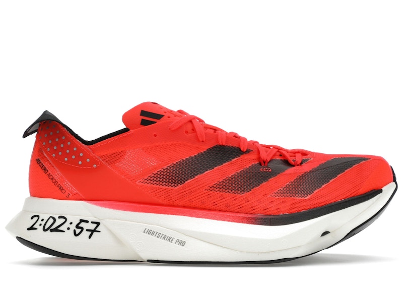 adidas Adizero Adios Pro 3 Solar Red Men's - ID3634 - US