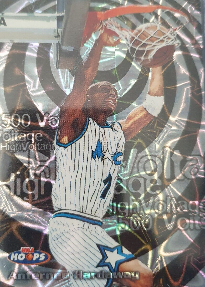 Anfernee Hardaway 1997 Hoops #4HV High Voltage - 500 Volts /500