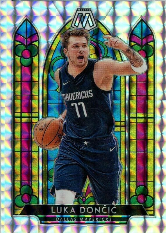 Luka Doncic 2019 Mosaic #9 Stained Glass /(SSP) Price Guide