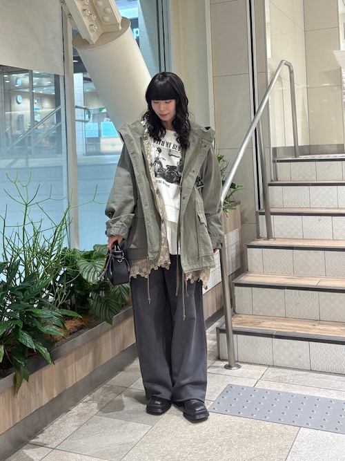 etsinta】レースベスト付モッズコート（その他アウター）｜etsinta