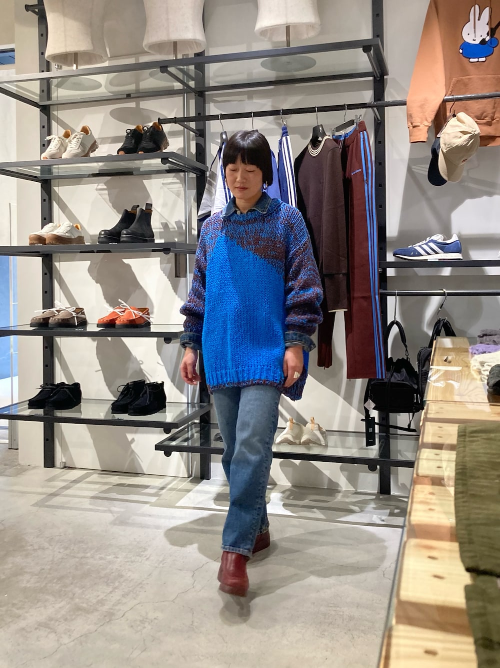 YOKE（ヨーク）の「YOKE/ヨーク/INTARSIA COTTON SWEATER（ニット