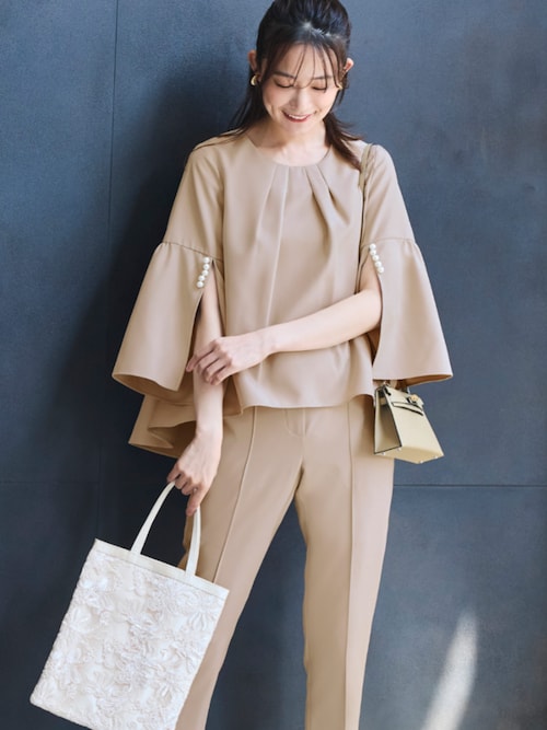 レース刺繍サブバッグ（エコバッグ/サブバッグ）｜RUIRUE BOUTIQUE