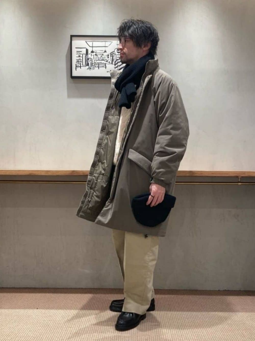 Steven Alan＞ パデット スタンド コートを使った人気ファッション