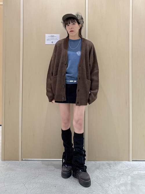 セール】GATHERED LACE UP LEG WARMER（レッグウォーマー）｜X-girl