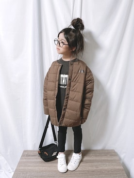 THE NORTH FACE / キッズ マイクロゼファーカーディガン 21（100