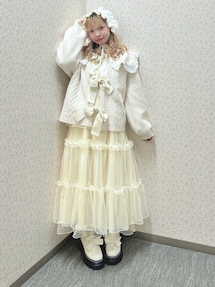 チュールドロストロングワンピース｜メリージェニー（merry jenny