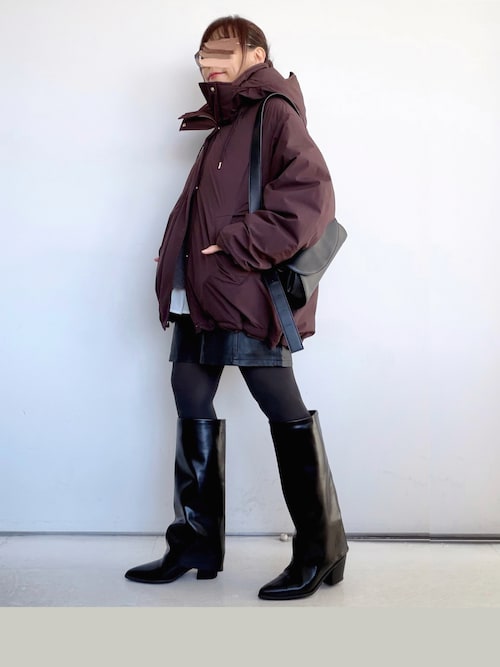 セール】ポインテッドトゥ ワイドシャフトカバーロングブーツ（ブーツ