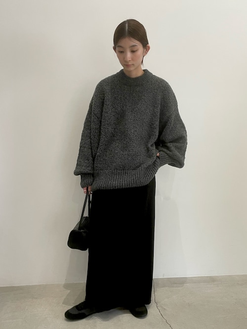 セール】【SELECT MOCA by SON】ベロアIラインロングスカート