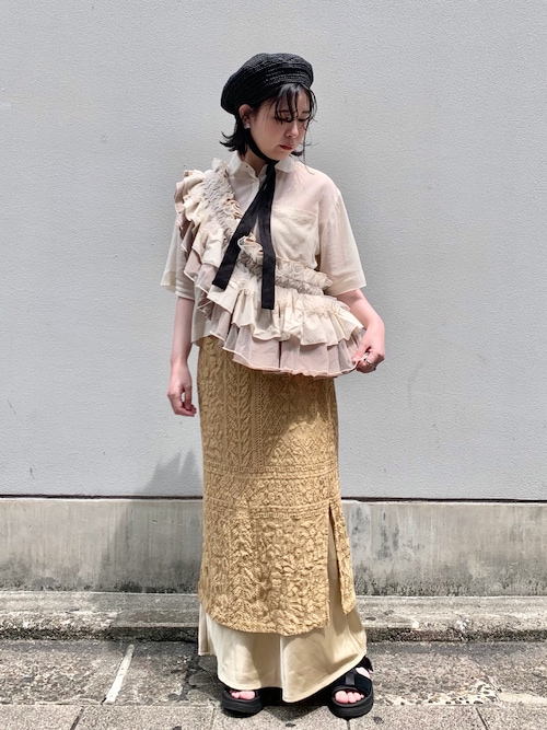 DORA MELLOW【ﾄﾞｰﾗﾒﾛｳ】フリルバッグ（ボディバッグ/ウエストポーチ