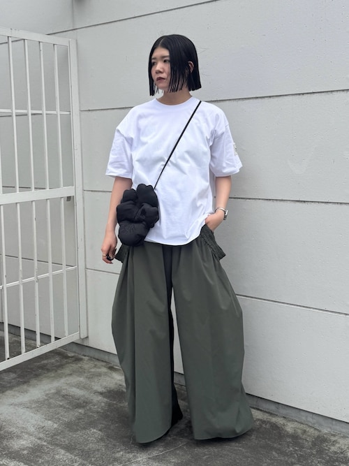 UN3D.（アンスリード） パンツ ROUND GATHER WIDE PT / ラウンド