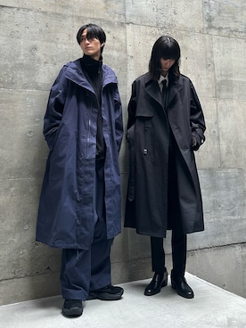 LAD MUSICIANのモッズコートを使った人気ファッションコーディネート